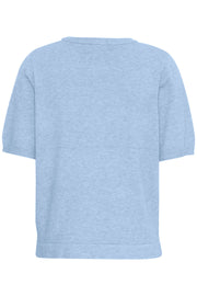 Sella Short Sleeve Knit - Delta Robbia Blue