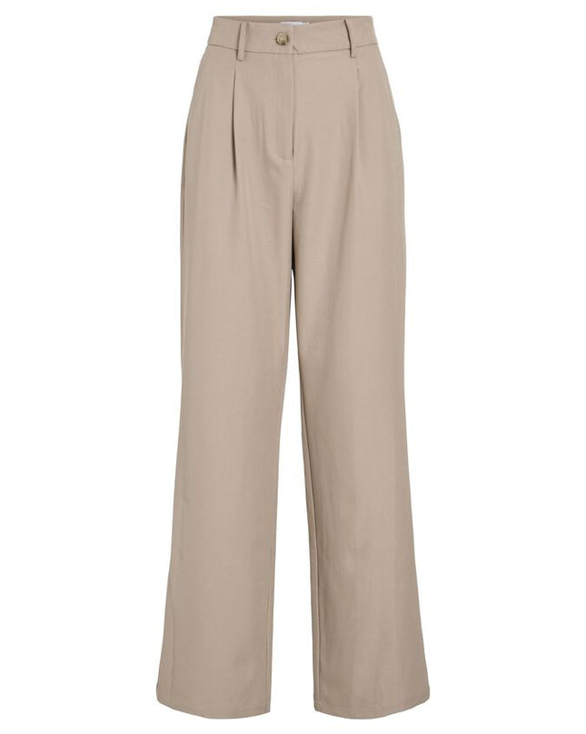 Aya Wide Leg Trouser - Tan