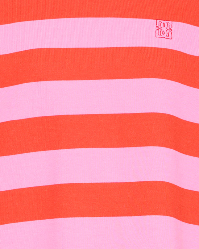 Lulani Striped Sweatshirt - Red/Pink