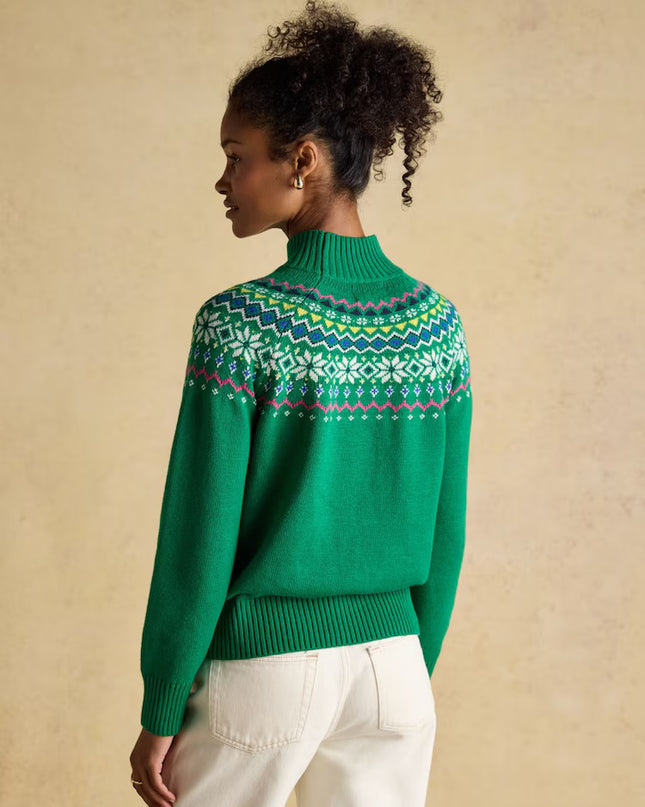 Alba Fairisle Jumper - Green