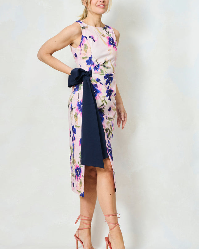 Rebecca Dress -  Blush/Navy