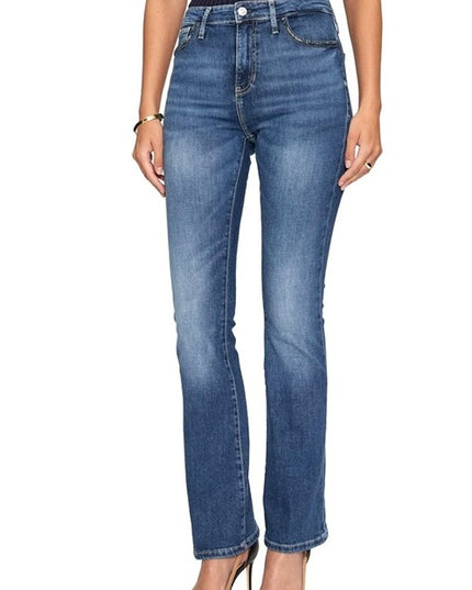 Guess High Waist Bootcut Jeans - Dark Denim Wash