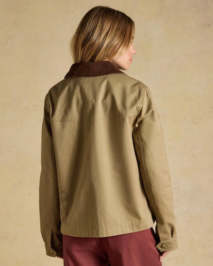 Joules Barn Jacket - Tan/Brown