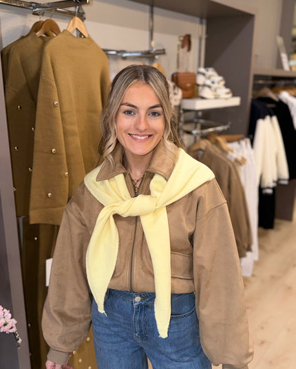 Triangle Scarf - Lemon