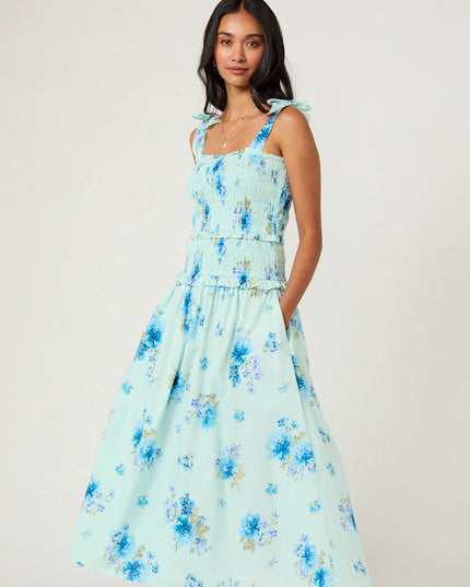 Andrea Midi Dress - Blue