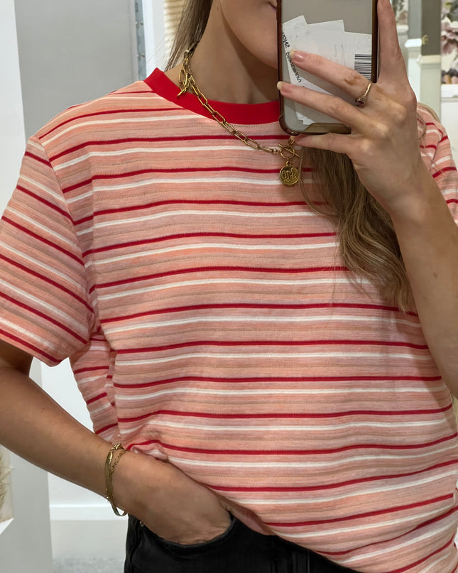 Stripe T-Shirt - Pink