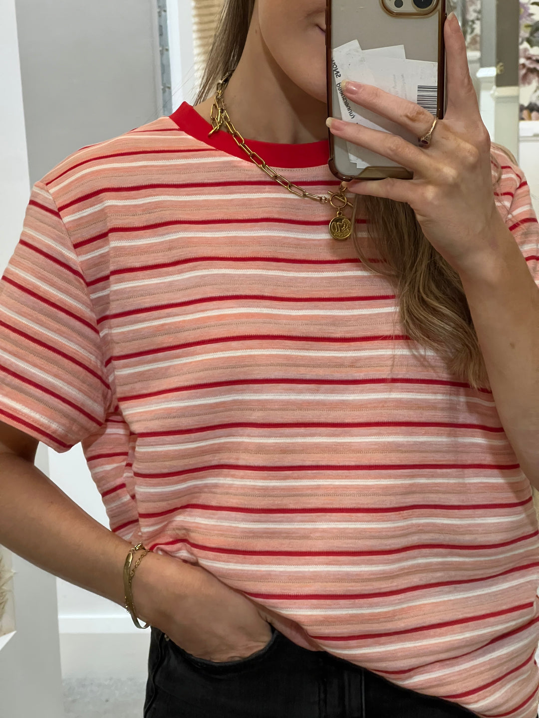Stripe T-Shirt - Pink