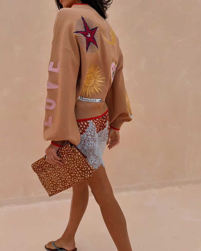 Camel Mystical Cardigan