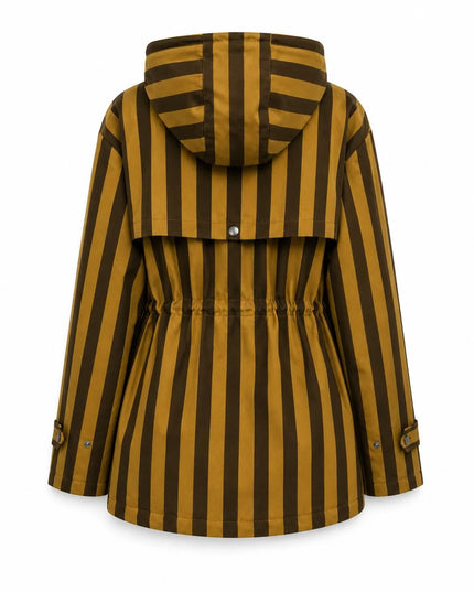 Catbells Cinched Jacket - Olive Stripe