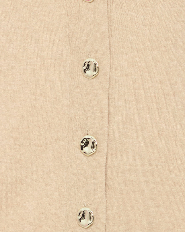 Trilla Cardigan - Doeskin
