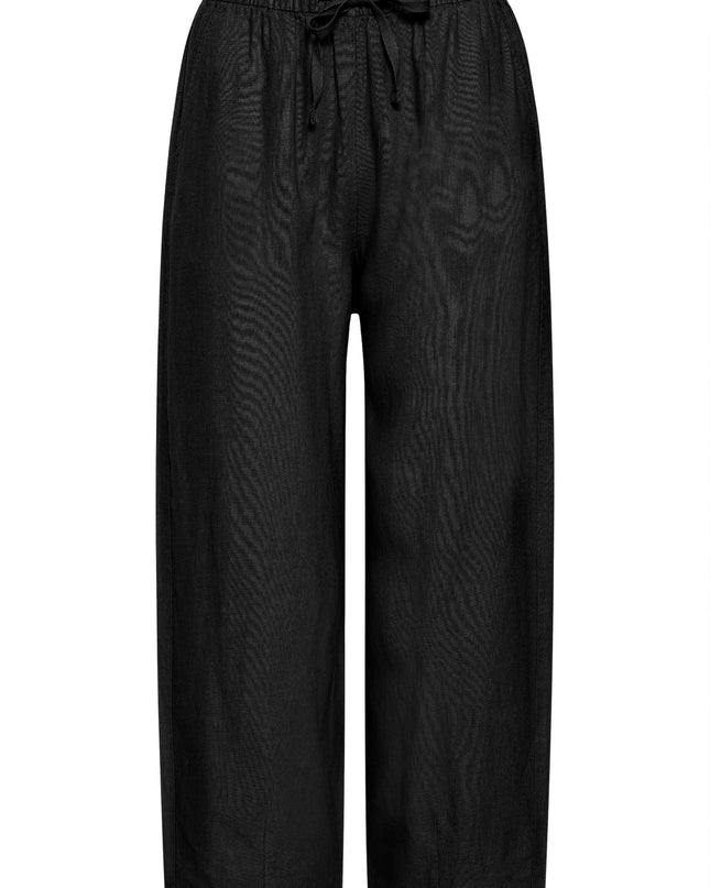 Linno Barrel Pants - Black