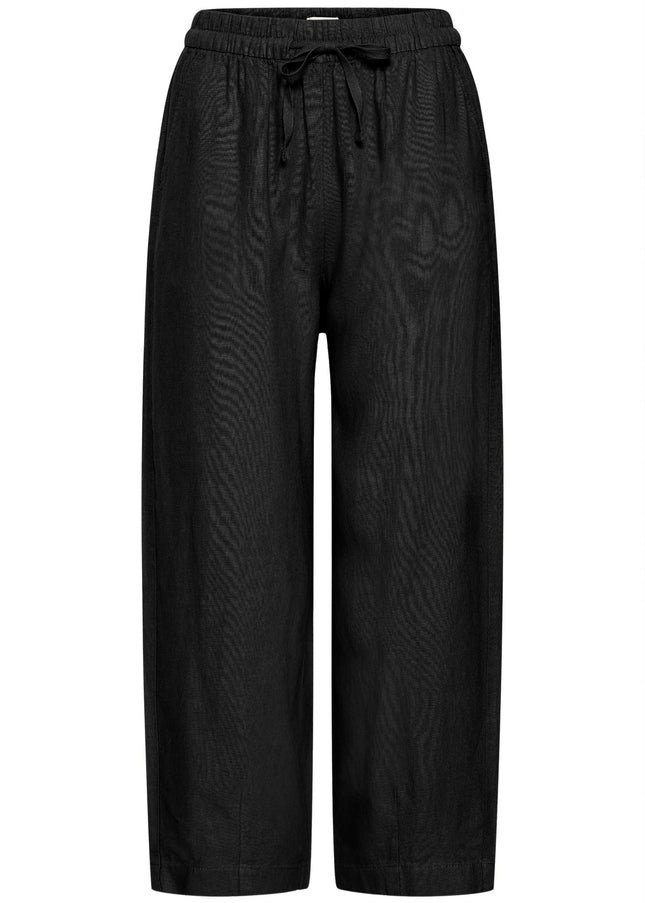 Linno Barrel Pants - Black
