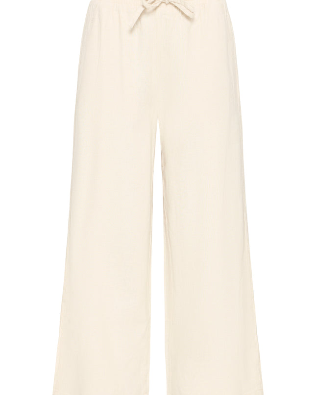 Linno Pant Cropped - Natural Ecru