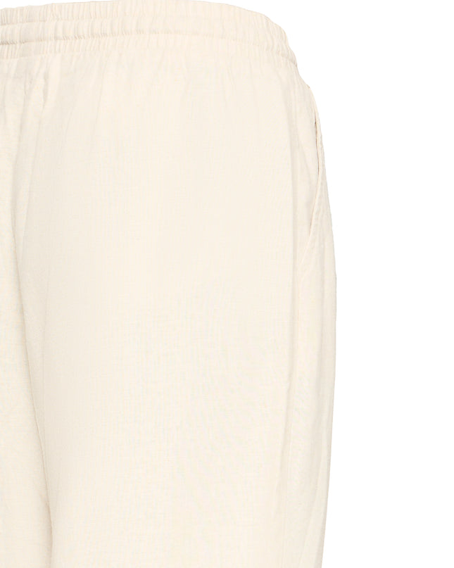 Linno Pant Cropped - Natural Ecru