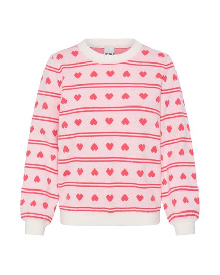 Brielle Knit Pullover - Birch/Teaberry