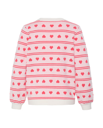 Brielle Knit Pullover - Birch/Teaberry