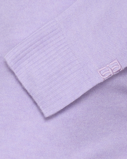 Baling Pullover Knit - Purple Rose Melange