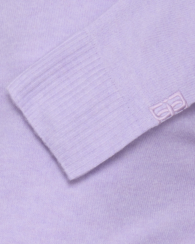 Baling Pullover Knit - Purple Rose Melange