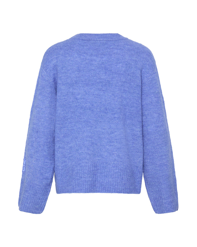 Baling Pullover Knit - Purple Rose Melange