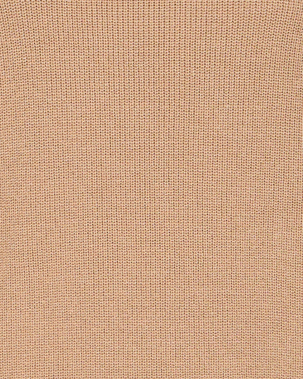 Boston Long Sleeve Knit - Camel/Multi