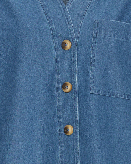 Kate Denim Shirt - Medium Wash