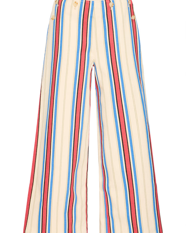 Fania Pants - Red/Blue