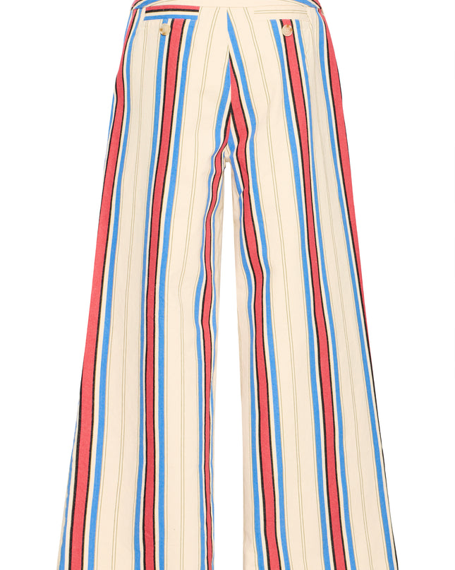 Fania Pants - Red/Blue