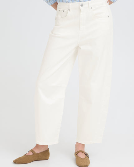 Ziggy Barrel Pants - Blanc
