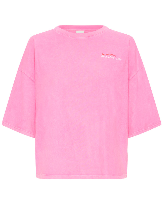 Nica T-Shirt - Wild Orchid/Fiery Red