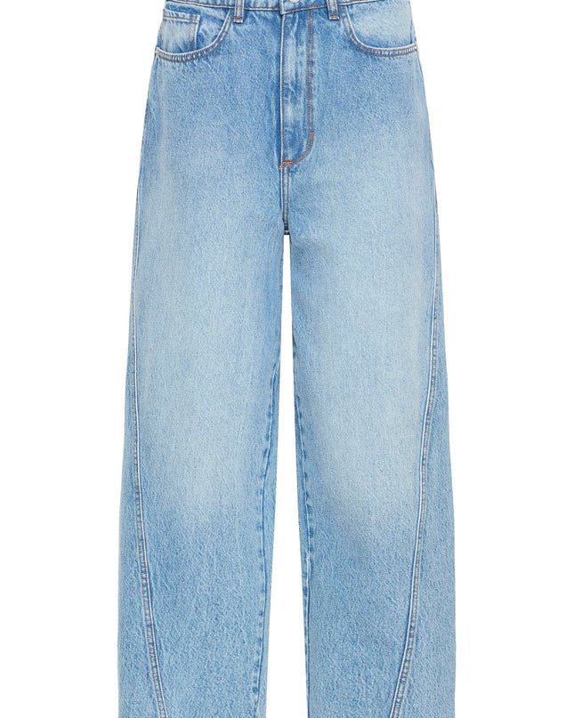 Obinne Jeans - Stone Washed Blue
