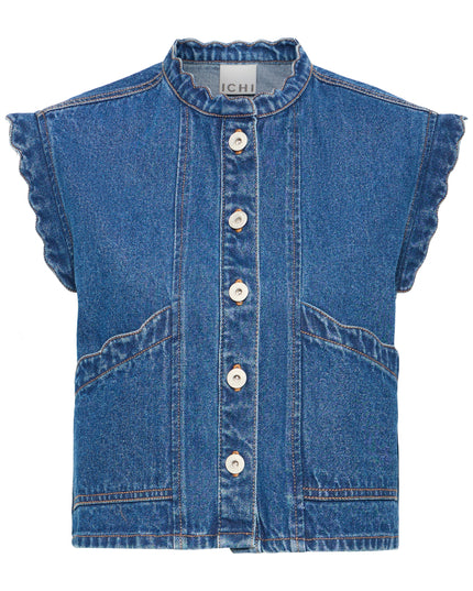 Palou Waistcoat - Washed Dark Blue
