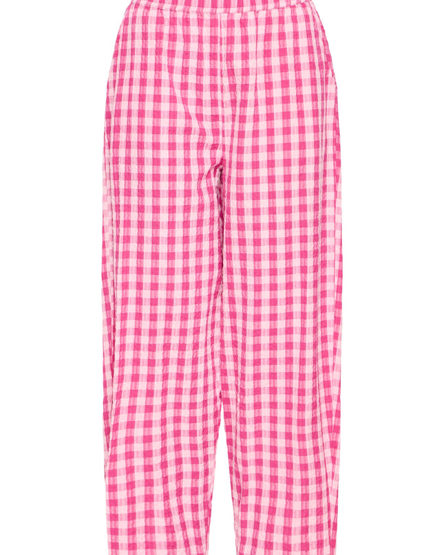 Felica Pants - Very Berry/Pink Check