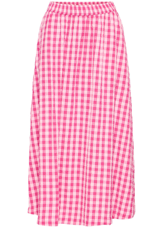Felicia Skirt - Very Berry/Pink Check
