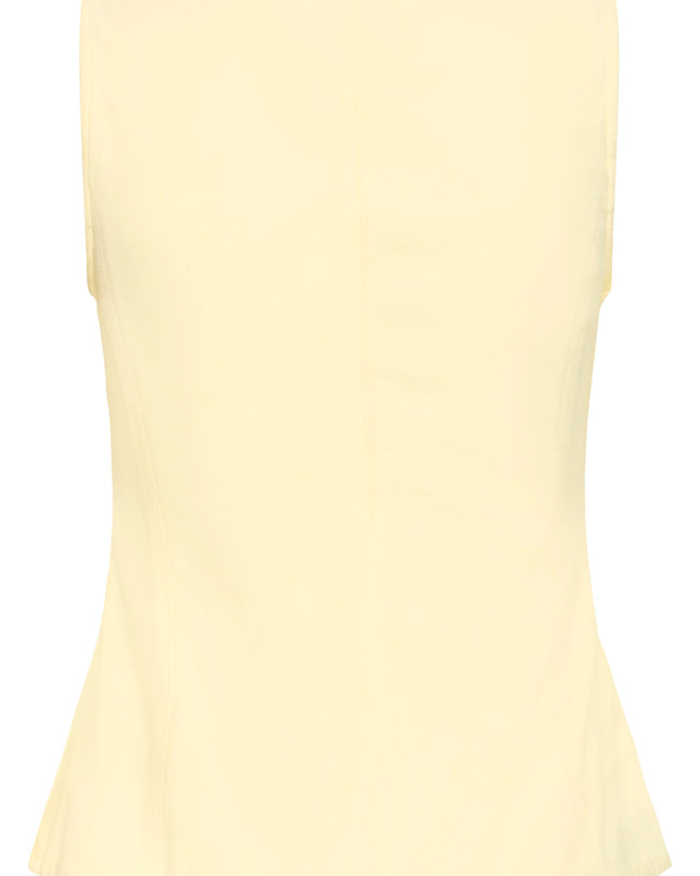 Kate Denim Top - Lemon