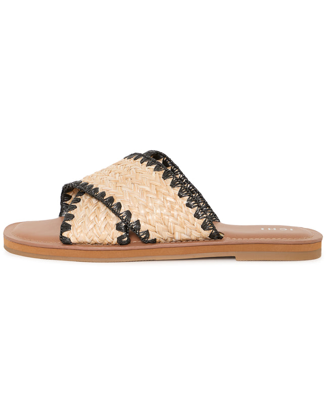 Emma Rafia Slider - Natural