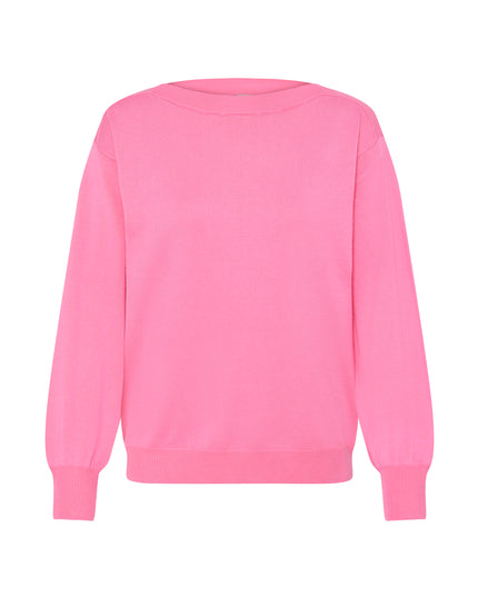 Luls Boat Neck Knit - Wild Orchid