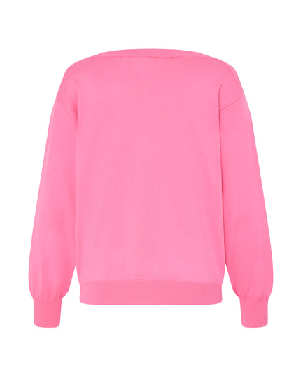 Luls Boat Neck Knit - Wild Orchid