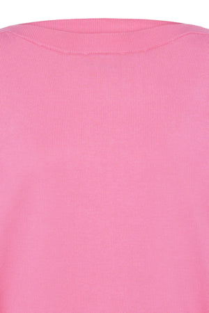 Luls Boat Neck Knit - Wild Orchid