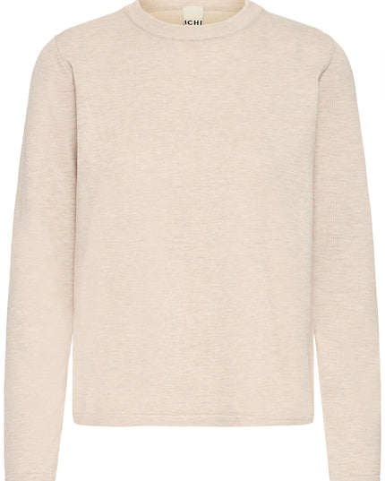 Luls Fine Knit Pullover - Oatmeal Melange