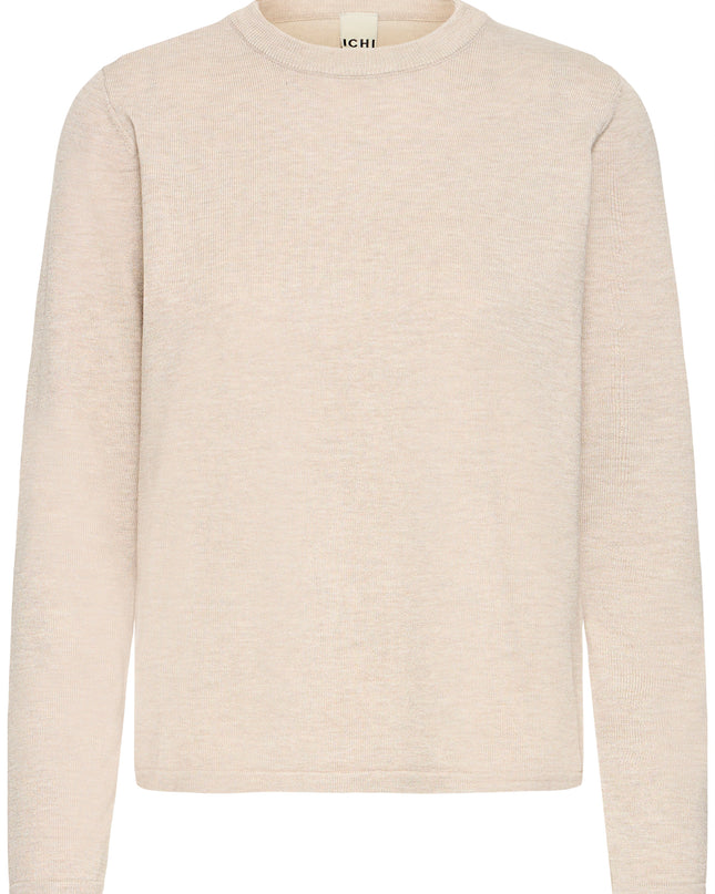 Luls Fine Knit Pullover - Oatmeal Melange