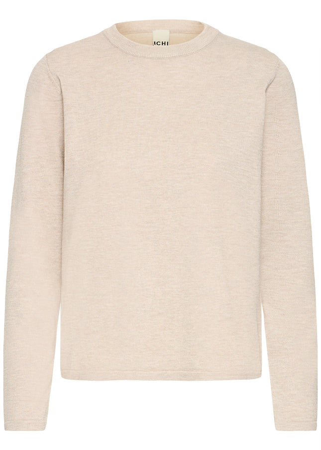 Luls Fine Knit Pullover - Oatmeal Melange