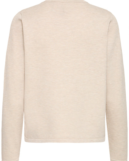 Luls Fine Knit Pullover - Oatmeal Melange