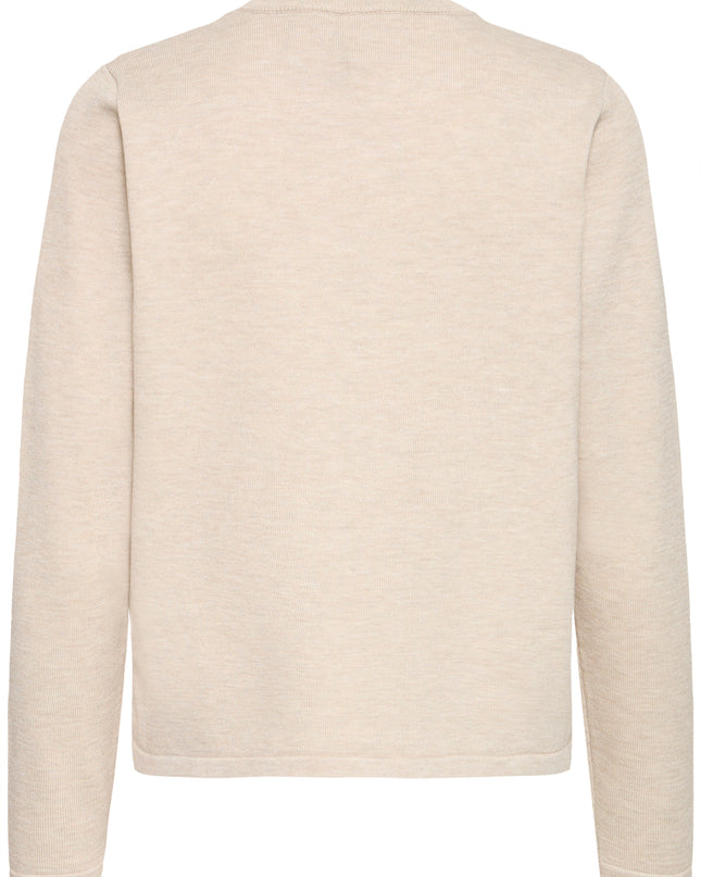 Luls Fine Knit Pullover - Oatmeal Melange