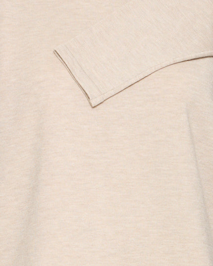 Luls Fine Knit Pullover - Oatmeal Melange