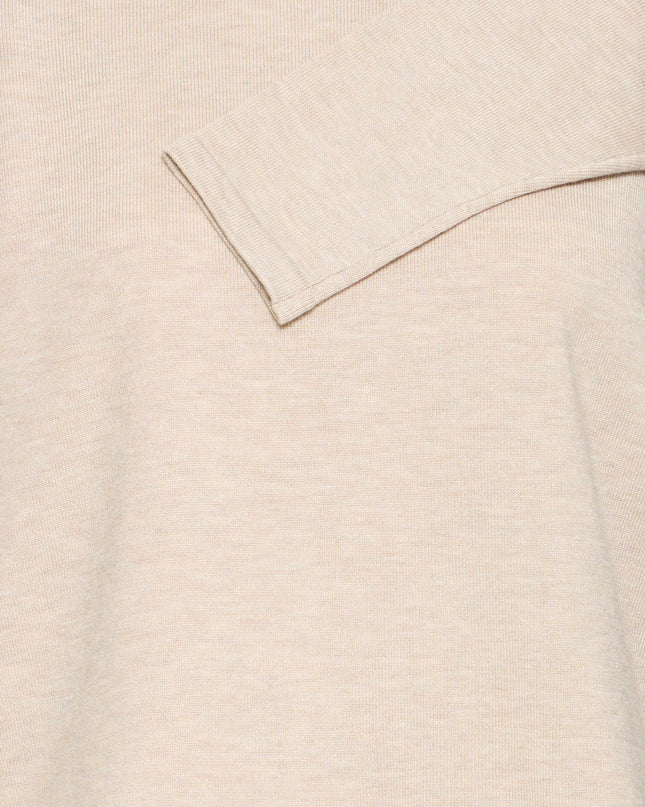 Luls Fine Knit Pullover - Oatmeal Melange