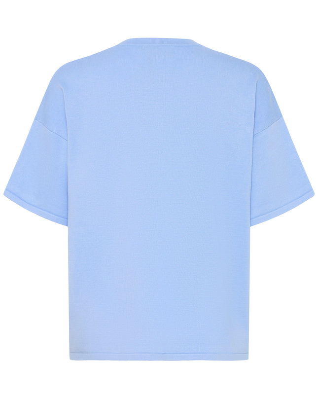 Luls Short Sleeve Knit - Bel Air Blue
