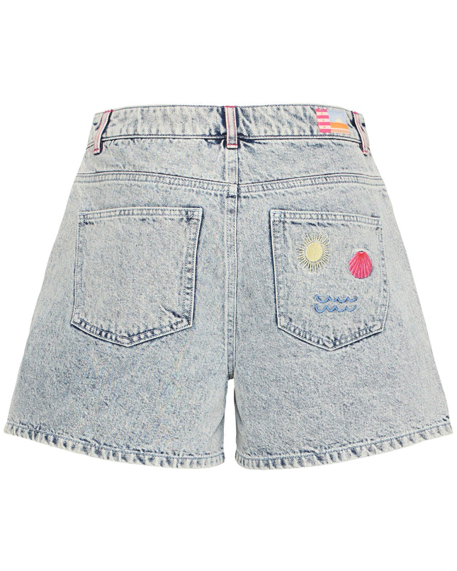 Laveny Short - Washed Blue