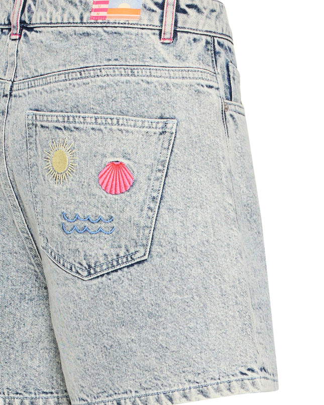 Laveny Short - Washed Blue