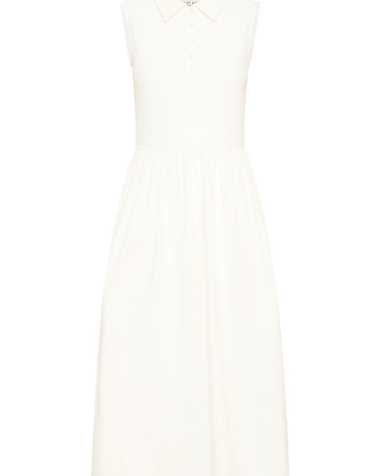 Monna Polo Dress - White