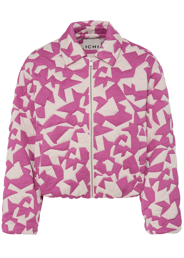 Katie Quilted Jacket - Pink/Birch